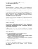 Guia de Procedimientos de Auditoria al Desempeño Aplicable en la Revision Paraestatal.