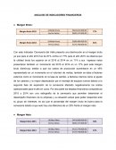 ANÁLISIS DE INDICADORES FINANCIEROS.