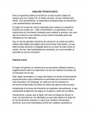 ANÁLISIS TECNOLOGICO