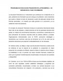PROGRAMAS DE EDUCACION FINANCIERO EN LATINOAMERICA: UN ENFASIS EN EL CASO COLOMBIANO