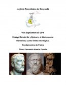 Demócrito y Epicuro: el átomo como elemento y como límite onto-lógico.