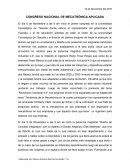 Congreso CONGRESO NACIONAL DE MECATRÓNICA APLICADA