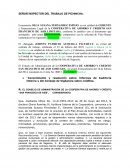 SEÑOR INSPECTOR DEL TRABAJO DE PICHINCHA.