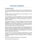 MATERIA PRIMERA.
