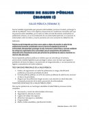 RESUMEN DE SALUD PÚBLICA (BLOQUE I)