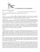 Sacramento del matrimonio.