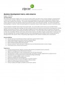 Business Development Intern, Latin America.