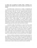 La relación entre las propuestas de Sócrates, Platón y Aristóteles