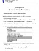 Operaciones básicas.