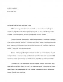 CASO PRACTICO Rueda de la Vida.. Página 1
