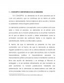 CONCEPTO E IMPORTANCIA DE LA DEMANDA