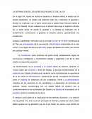 LA SEPARACIÓN DE LOS DERECHOS RESPECTO DE LA LEY