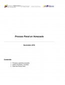 Proceso Penal en Venezuela