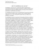 ¿Qué es la contabilidad, por qué, y para qué?