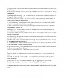 Carta Un recuerdo triste.