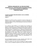 Caso Irregularidades en Obligaciones Patronales.