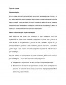 Tipos de planes Partes que constituyen al plan estratégico