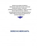 UNIDAD CURRICULAR: PROTECCIÓN JURÍDICAS DE LAS SOCIEDADES MERCANTILES