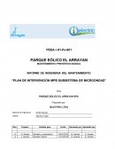 Plan de intervención MPB subsistema de microondas