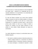 Medios Alternativos de Resolución de Controversias.