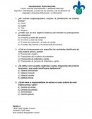 Capítulo 7 presupuestos ¿De cuántos subpresupuestos requiere la planificación de materias primas?