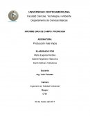 INFORME GIRA DE CAMPO: PROINCASA