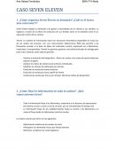 CASO SEVEN ELEVEN ¿Cómo organiza Seven Eleven su demanda?