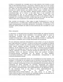 La educación y la educación ética son partes imprescindibles de cualquier formación humana. No se puede formar solamente a las personas desde el punto de vista laboral