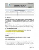 Procedimiento control de documentos.