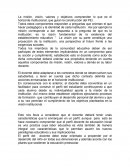 La misión, visión, valores y objetivos comprenden lo que es el horizonte institucional, que guían la construcción del PEI.