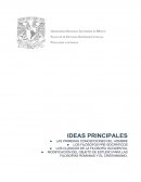 IDEAS PRINCIPALES. LAS PRIMERAS CONCEPCIONES DEL HOMBRE