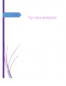 La vaca purpura.