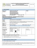 Bioquimica Nombre del tema del proyecto de aula: Aminoácidos para terapia en prematuros