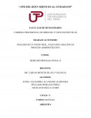 ANALISIS DE UN JUICIO ORAL, FALSA DECLARACION EN PROCESO ADMINISTRATIVO