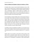 Penas de Muerte de Estados Unidos de América y China