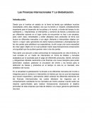Las Finanzas Internacionales Y La Globalización