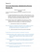 Tarea para OARH01 Recursos Humanos