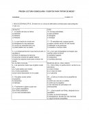 SELECCIÓN MULTIPLE. Encierra en un círculo la alternativa correcta para cada pregunta. .