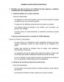 Planificación Estratégica.