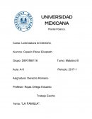 Derecho Civil "La Familia"