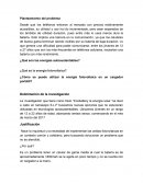 Nace la inquietud y la necesidad de implementar las celdas fotovoltaicas en un contexto común y cotidiano, pero buscando solucionar un problema que no es atendido.