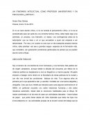 UN ITINERARIO INTELECTUAL COMO PROFESOR UNIVERSITARIO Y EN PSICOLOGÍA (¿CRÍTICA?)