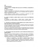 Contesta preguntas. Relaciones Públicas