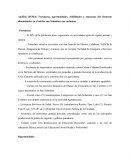 Análisis (FODA) Fortalezas, oportunidades, debilidades y amenazas del elemento dinamizador en el núcleo san Sebastian san casimiros.