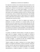 ERRORES EN LA POLÍTICA DE DESARROLLO.