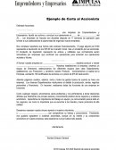 Carta al accionista.