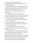 ORIGEN, ESTRUCTURACIÓN Y SIGNIFICADO DE LOS ESTADOS FINANCIEROS