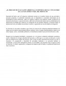 ¿El proceso de evaluación ambiental, económico, social y financiero es la etapa estructural del proyecto?