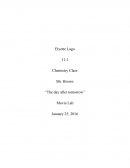 The day after tommorrow.