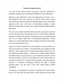 Organización detallada de un plan determinado